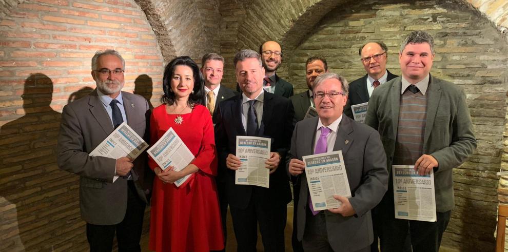 “Los aragoneses somos gente de palabra”, insiste Lambán en el 10º aniversario de ‘Actualidad del Derecho en Aragón’ 