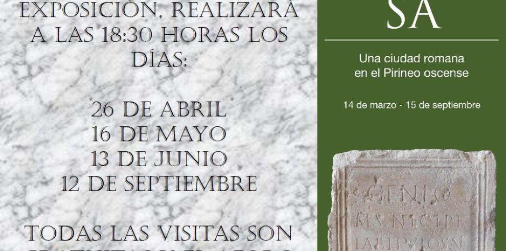 Visitas guiadas y actividades en familia en el Museo de Huesca para conocer la ciudad romana de Labitolosa