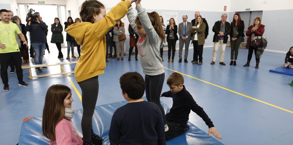 Un centenar de alumnos ocupan las aulas del colegio público de Sobradiel cuando hace unos años su continuidad peligraba