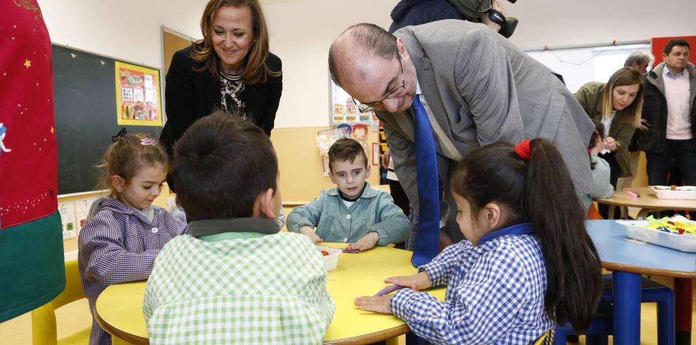 Un centenar de alumnos ocupan las aulas del colegio público de Sobradiel cuando hace unos años su continuidad peligraba