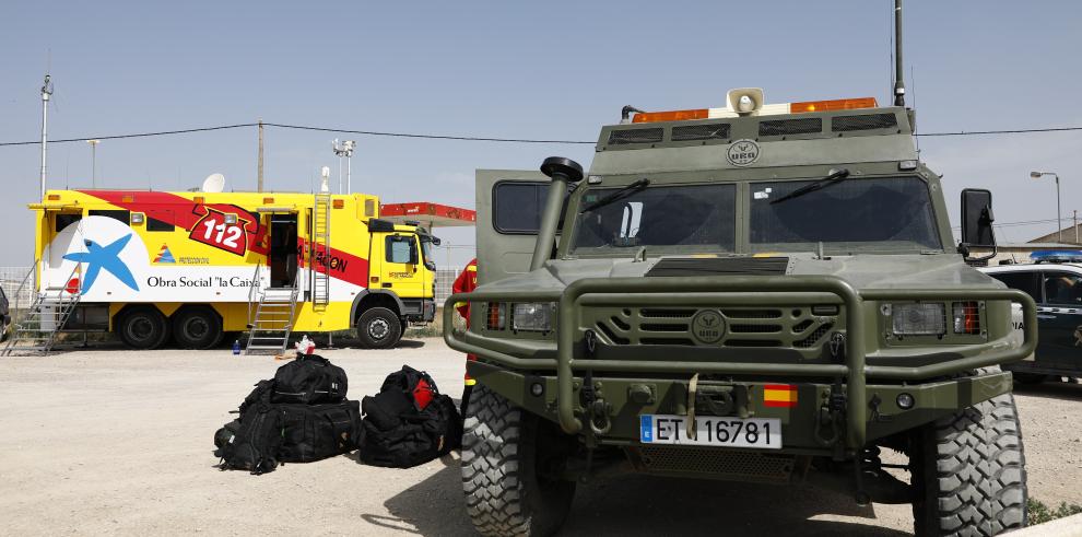 El Gobierno de Aragón da por “estabilizado” el incendio de Perdiguera y Leciñena