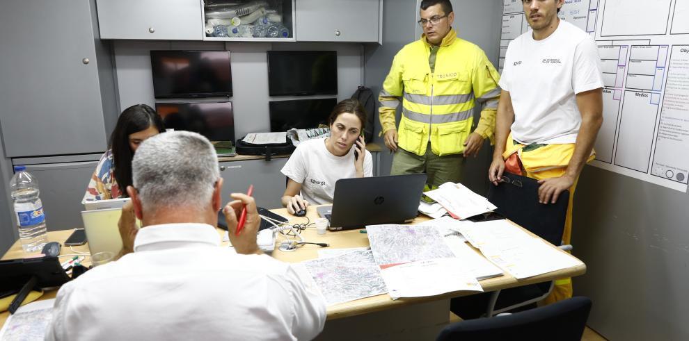 El Gobierno de Aragón da por “estabilizado” el incendio de Perdiguera y Leciñena