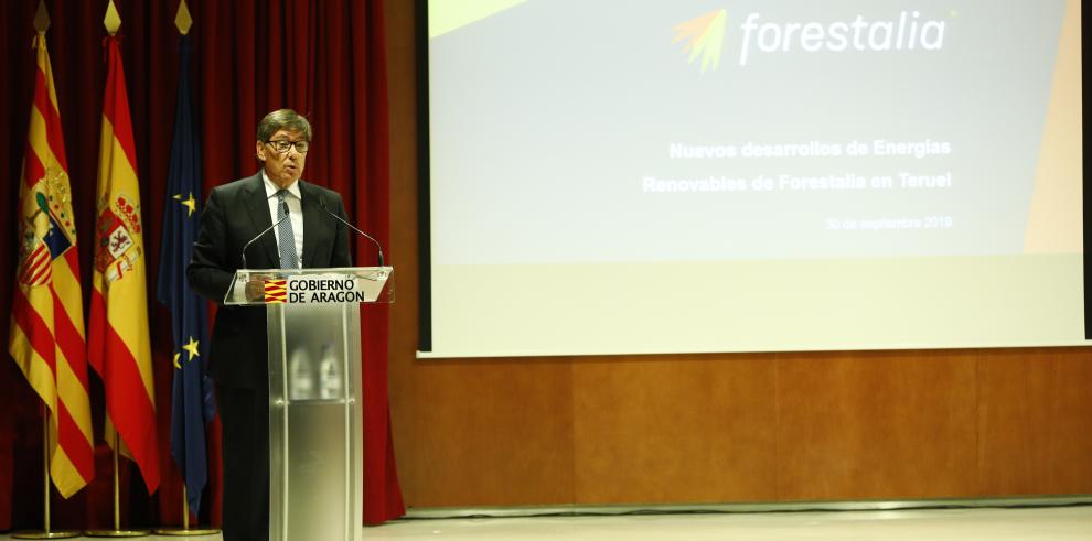 Forestalia proyecta 3.000 MV de renovables en Teruel con una inversión de 2.400 millones de euros y 12.000 empleos