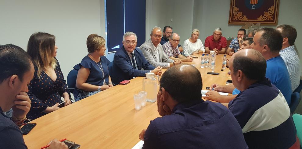 Olona estima que la línea de préstamos a los agricultores de la Comarca de Calatayud estará habilitada antes de final de año 