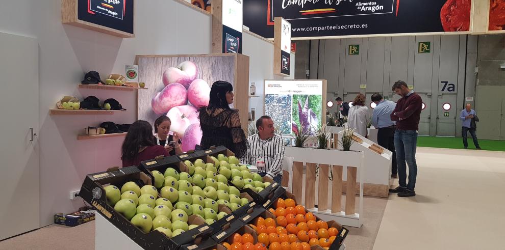 Medio centenar de empresas aragonesas “comparten el secreto” en Fruit Attraction