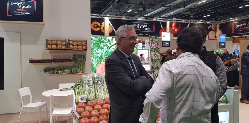 Medio centenar de empresas aragonesas “comparten el secreto” en Fruit Attraction