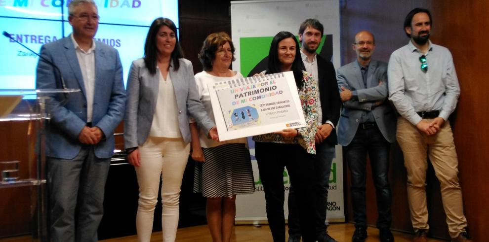 El colegio CEIP Bilingüe Cervantes de Ejea de los Caballeros ganador del concurso ‘Un viaje por el Patrimonio y los Albergues de mi Comunidad’ 