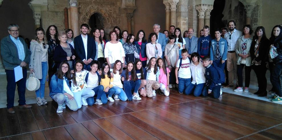 El colegio CEIP Bilingüe Cervantes de Ejea de los Caballeros ganador del concurso ‘Un viaje por el Patrimonio y los Albergues de mi Comunidad’ 