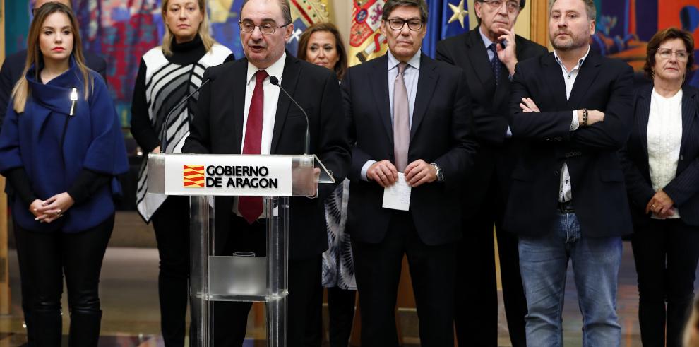 El Gobierno de Aragón envía un mensaje de tranquilidad y seguridad a la sociedad en su balance de los cien primeros días de gestión