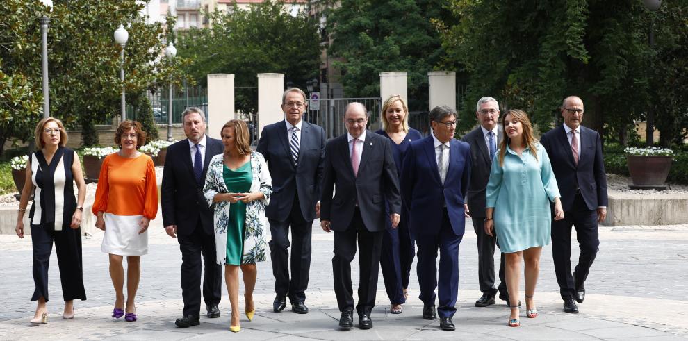 Lambán apela a ejemplaridad de un gobierno diverso y comprometido con un Aragón feminista, innovador, de lucha contra el cambio climático y la despoblación