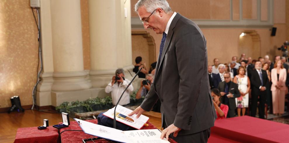 Lambán apela a ejemplaridad de un gobierno diverso y comprometido con un Aragón feminista, innovador, de lucha contra el cambio climático y la despoblación