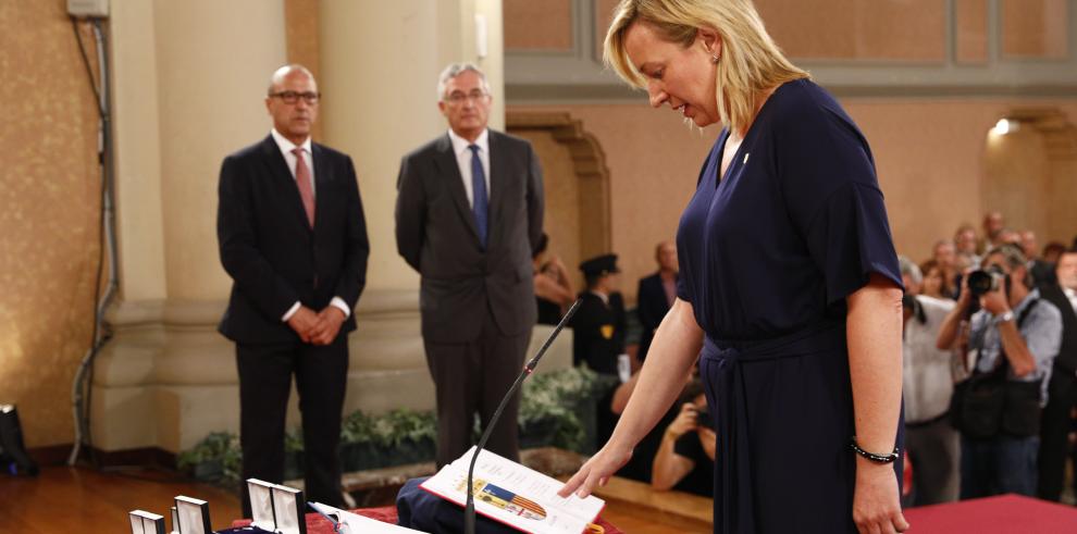 Lambán apela a ejemplaridad de un gobierno diverso y comprometido con un Aragón feminista, innovador, de lucha contra el cambio climático y la despoblación