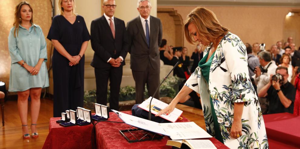 Lambán apela a ejemplaridad de un gobierno diverso y comprometido con un Aragón feminista, innovador, de lucha contra el cambio climático y la despoblación