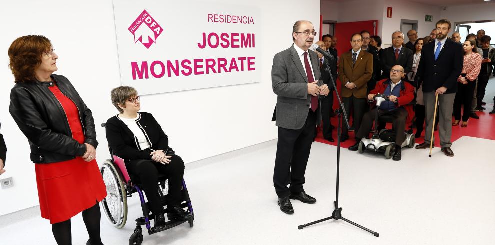 Apoyo a la ampliación de la residencia “Josemi Monserrate”, de Disminuídos Físicos de Aragón