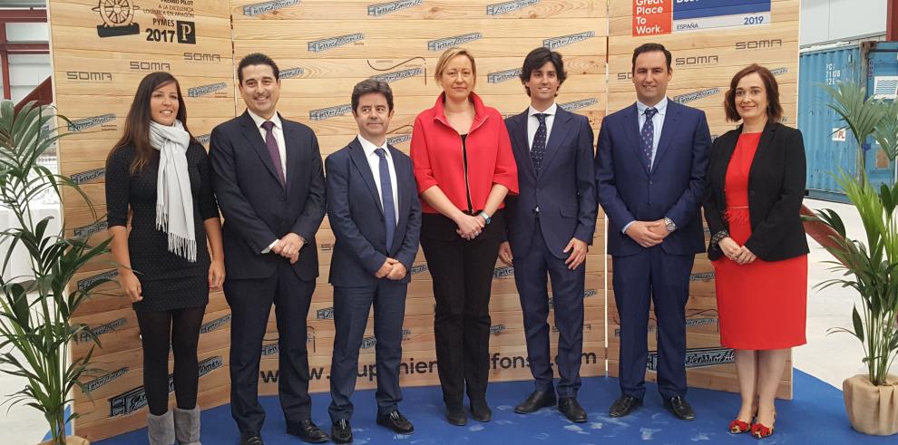 Hierros Huesca inaugura sus instalaciones en la Plataforma Logística PLHUS y dobla así su capacidad de producción