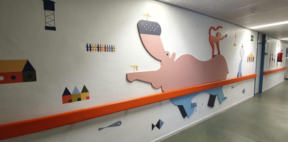 El área pediátrica del Hospital San Jorge luce nueva decoración