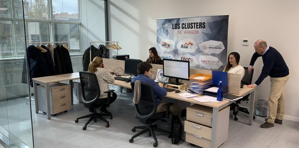 Los ocho clusters aragoneses trabajan ya desde el Centro Europeo de Empresas en Innovación (CEEI)