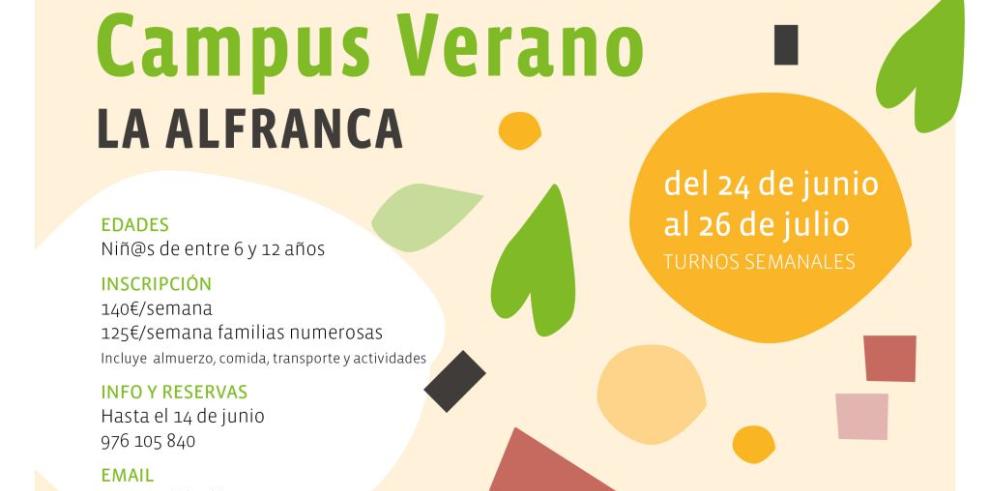 Nueva edición del campus infantil de verano de La Alfranca