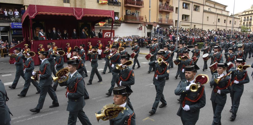 El Gobierno de Aragón participa en el reconocimiento a la Guardia Civil en Huesca