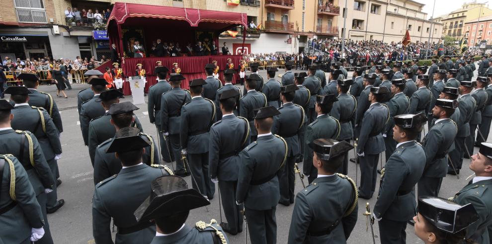 El Gobierno de Aragón participa en el reconocimiento a la Guardia Civil en Huesca