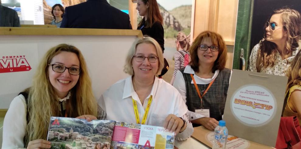 La gastronomía y el turismo de aventura centran la promoción de Aragón en la feria MITT de Moscú