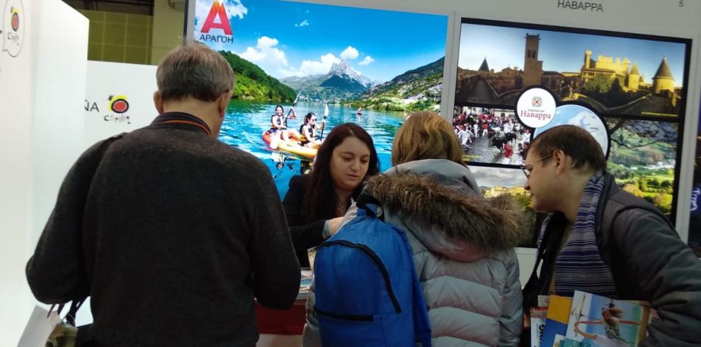 La gastronomía y el turismo de aventura centran la promoción de Aragón en la feria MITT de Moscú