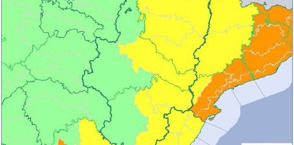 Ampliación : Aviso amarillo por tormentas