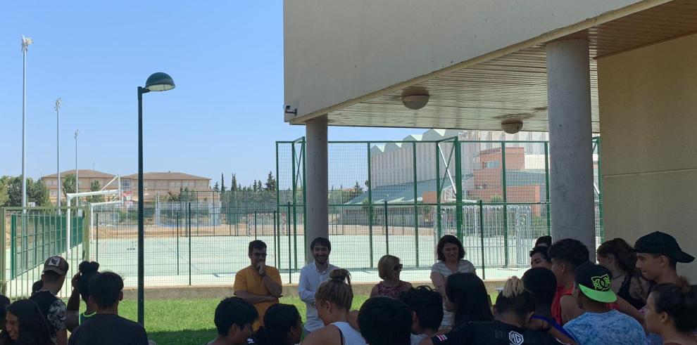 El albergue juvenil de Ejea de los Caballeros acoge el programa ‘Vacaciones Solidarias 2019’ organizado por la REAJ