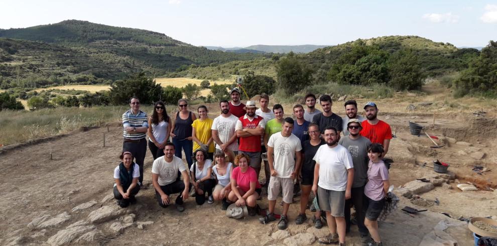 Universitarios de todo el país participan desde mañana en una nueva campaña de excavaciones en el asentamiento del Pueyo de Marcuello