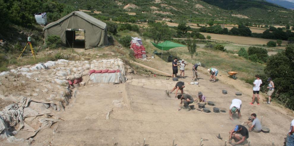 Universitarios de todo el país participan desde mañana en una nueva campaña de excavaciones en el asentamiento del Pueyo de Marcuello