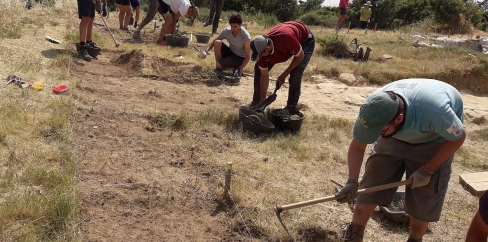 Universitarios de todo el país participan desde mañana en una nueva campaña de excavaciones en el asentamiento del Pueyo de Marcuello