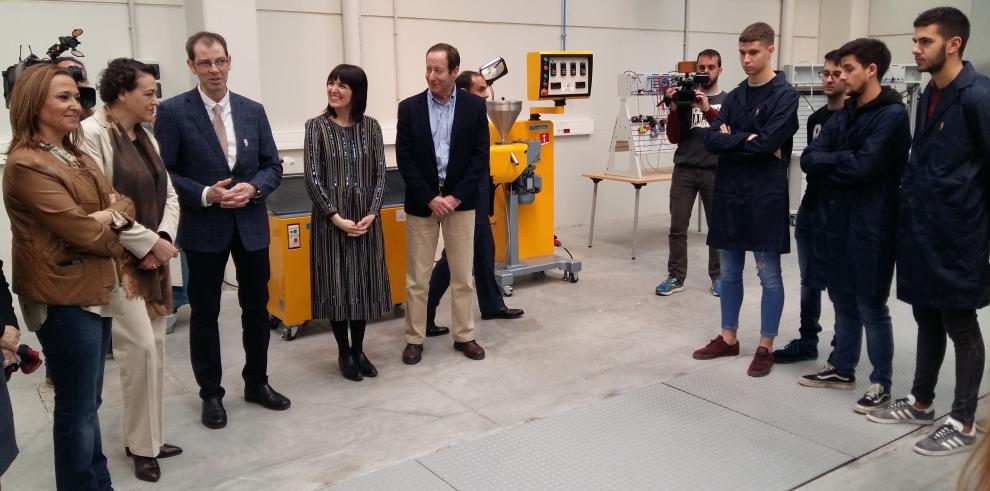 Aragón muestra a la ministra Valerio su apuesta por la innovación en la FP y el diálogo social 