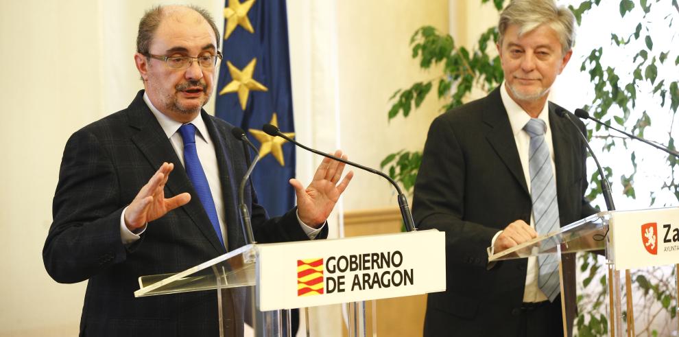 El Gobierno de Aragón y el Ayuntamiento de Zaragoza alcanzan un acuerdo sobre la Ley de Capitalidad