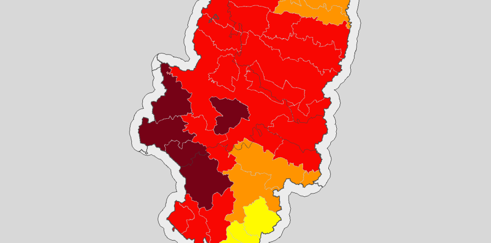 Continúa el alto riesgo de incendio