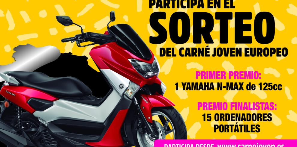 El IAJ sortea una moto con motivo de la celebración de su 15º aniversario 