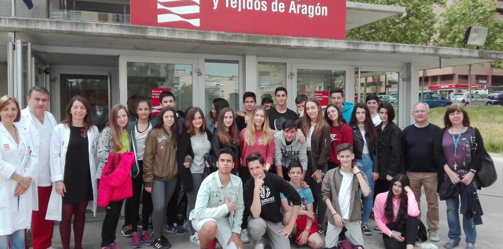 El proyecto EducoDono extenderá la cultura de la hemodonación entre los alumnos aragoneses de 12 a 18 años