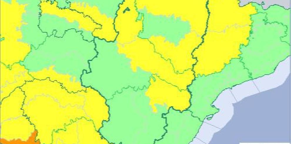 Ampliación del aviso amarillo por temperaturas 