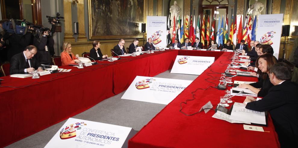 El presidente Javier Lambán asiste a la VI Conferencia de Presidentes - fotonoticia 