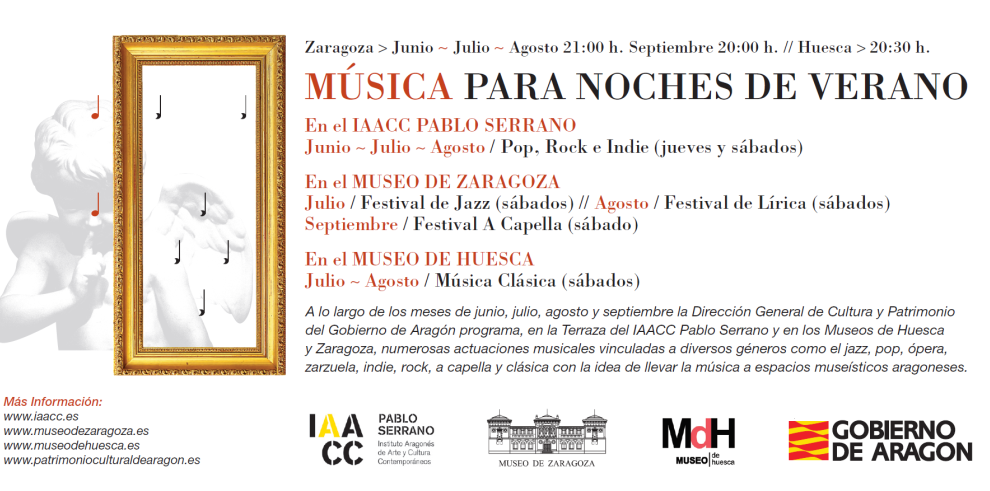 Viva Suecia inaugura este jueves “Música para noches de verano” en el IAACC Pablo Serrano