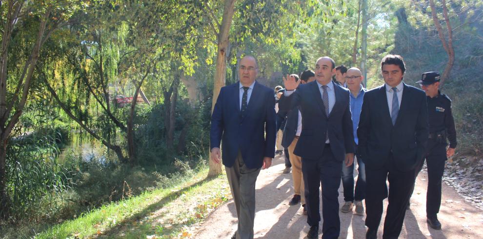 El Gobierno de Aragón aportó 247.000 euros a las obras en las riberas del río Guadalope a su paso por Alcañiz