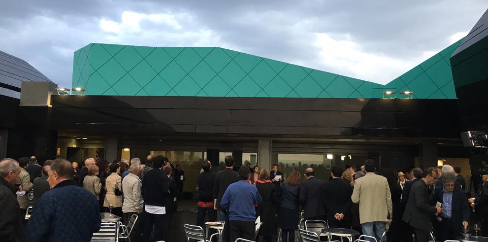 La terraza del IAACC Pablo Serrano se abre al público por la tarde noche desde este fin de semana 