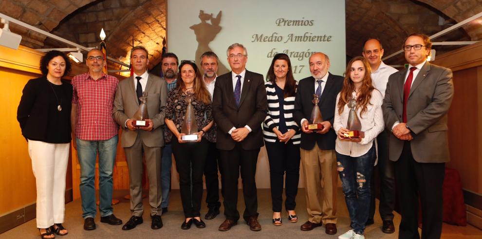 El Gobierno de Aragón entrega los Premios Medio Ambiente Aragón 2017