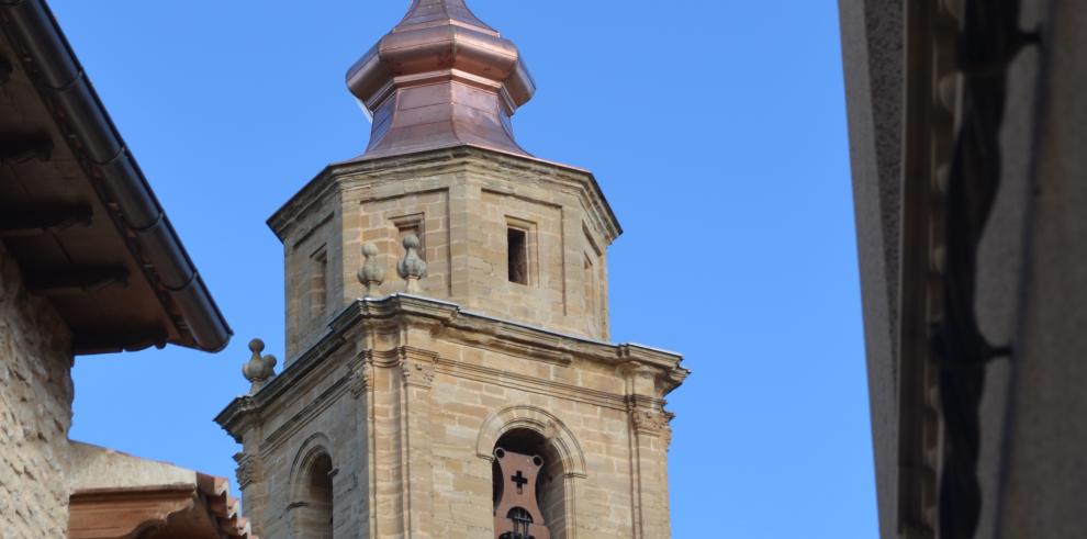 Terminan las obras de restauración y consolidación de la torre campanario de la iglesia de Fórnoles