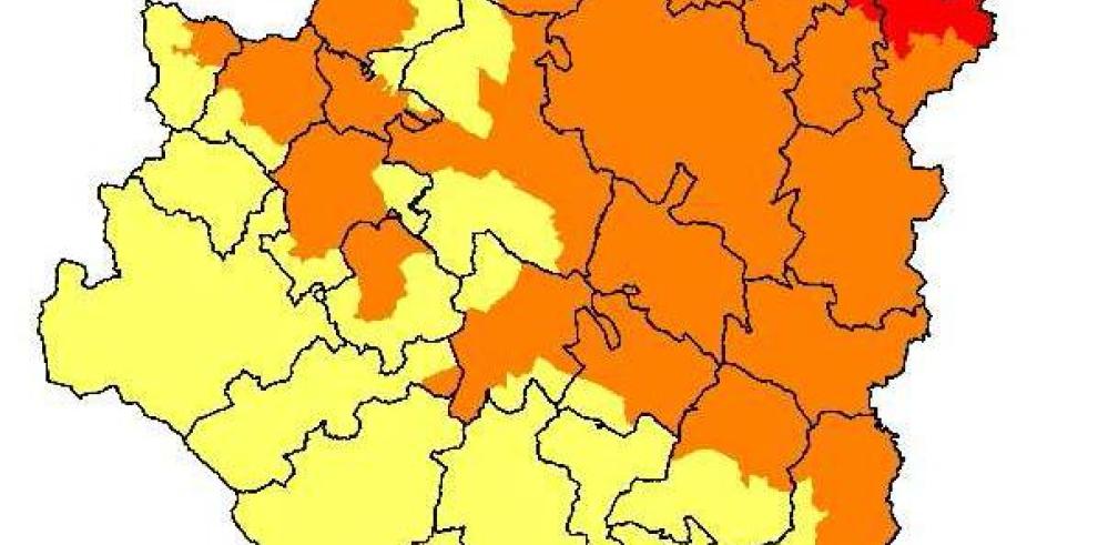 Prealerta roja por incendios en el Prepirineo y Somontano orientales