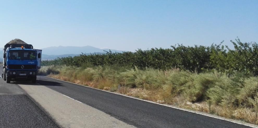 Mejora del tramo de carretera entre Magallón y Ricla