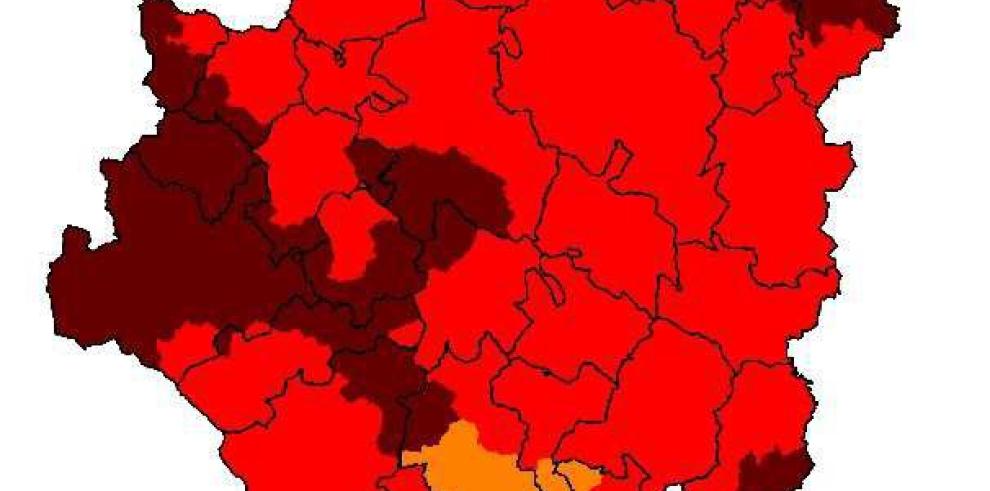 Prealerta roja + de incendios 