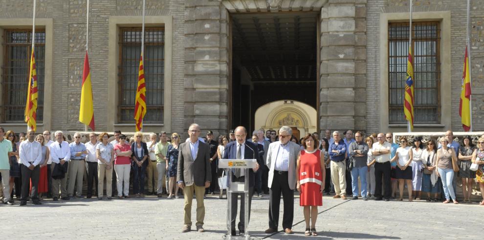 El Gobierno de Aragón muestra su rechazo radical al fanatismo y se siente concernido por el dolor de Cataluña. 