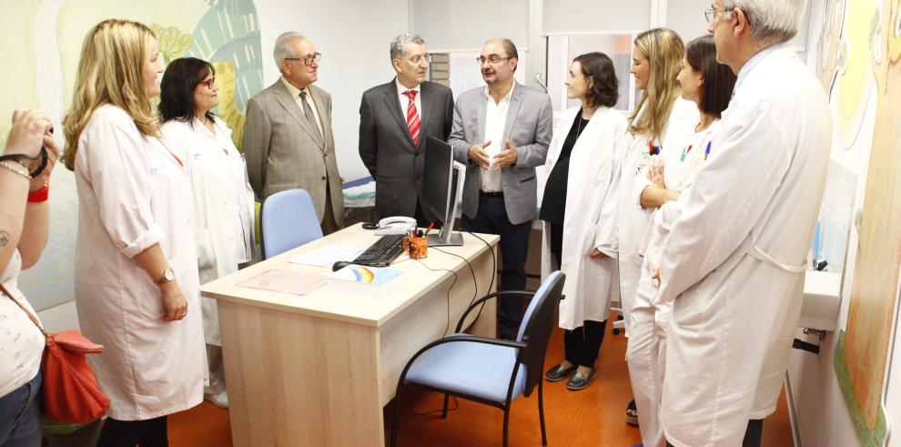  El Hospital Miguel Servet abre una Unidad de Cuidados Paliativos Pediátricos que será de referencia para toda la comunidad