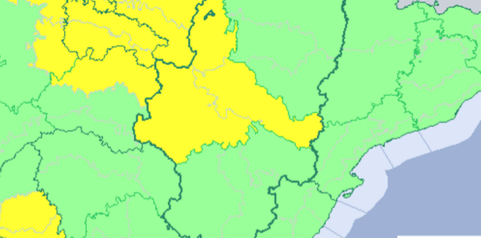 Aviso amarillo por temperaturas máximas en la provincia de Zaragoza