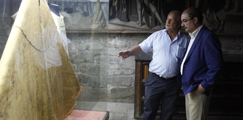 La segunda fase de restauración del claustro de la catedral de Roda de Isábena y la continuidad de las obras permitirán la puesta a punto de esta joya del románico